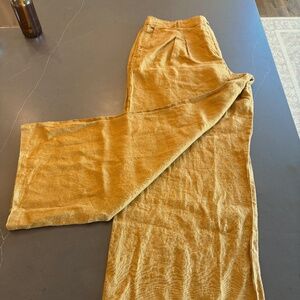 Boden Wide Leg Linen pants size 14 Women's